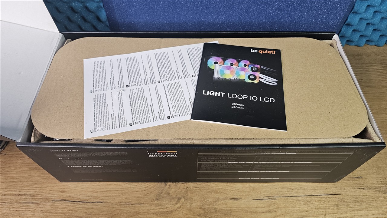 be quiet! Light Loop IO LCD 360 mm – wyposażenie zestawu