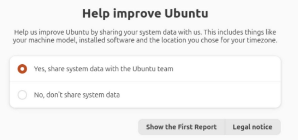 Telemetria Ubuntu