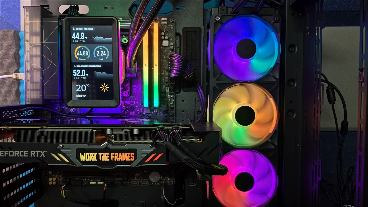 Montaż Corsair iCUE LINK TITAN II 360 RX LCD na platformach Intel i AMD