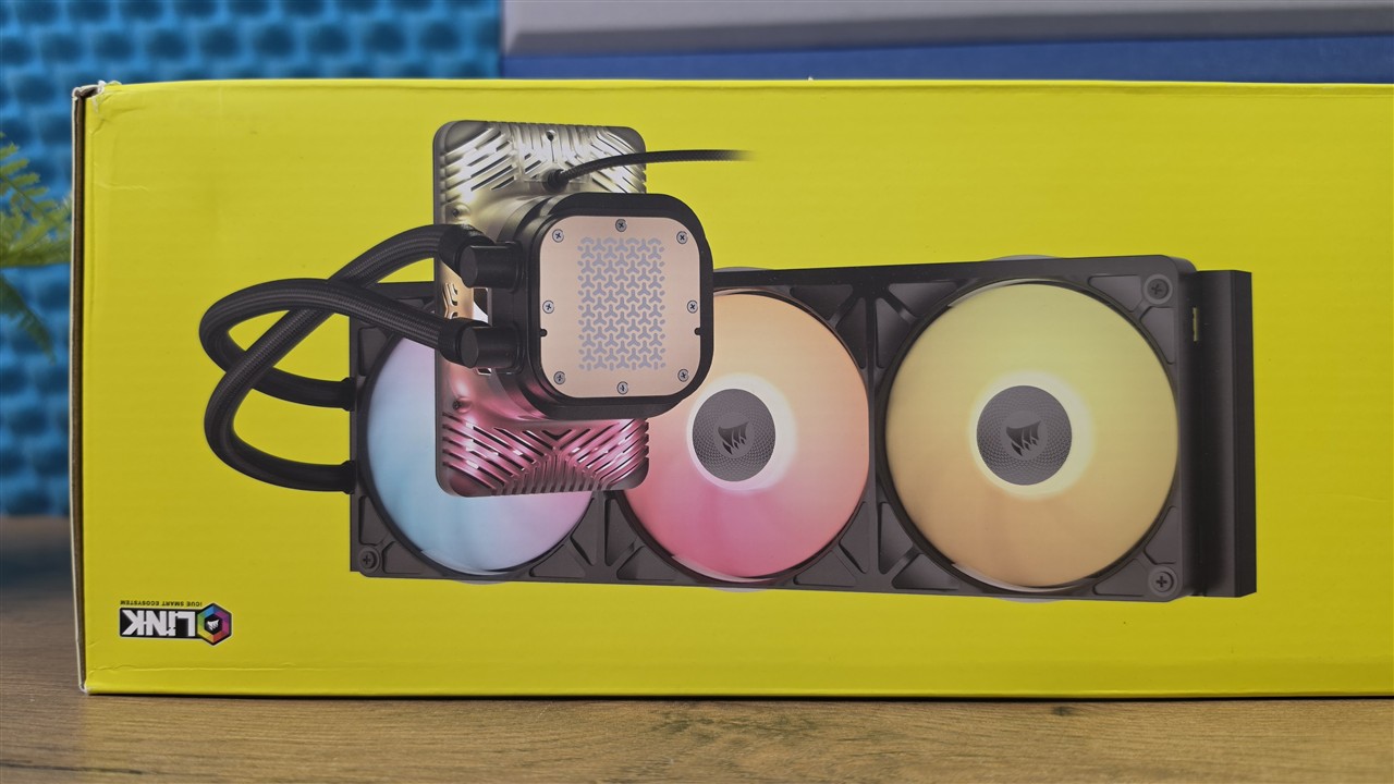 Corsair iCUE LINK TITAN II 360 RX LCD – opakowanie i dane techniczne