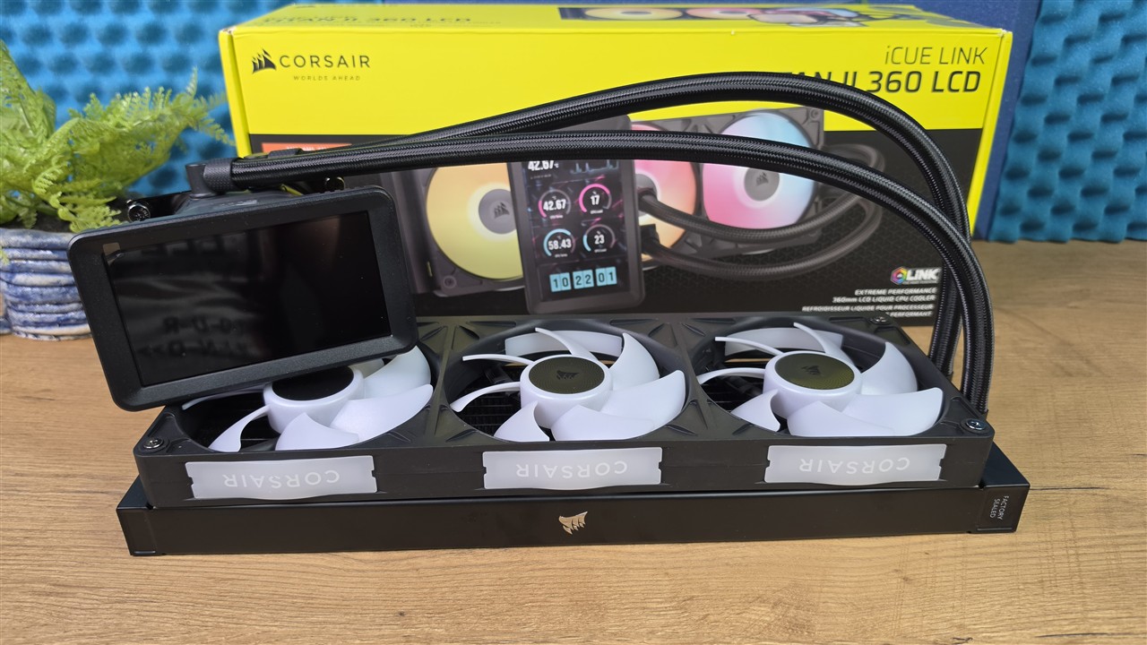 Corsair iCUE LINK TITAN II 360 RX LCD – kompletny zestaw z RX360 II Unified Frame Corsair iCUE LINK TITAN II 360 RX LCD – kompletny zestaw z RX360 II Unified Frame