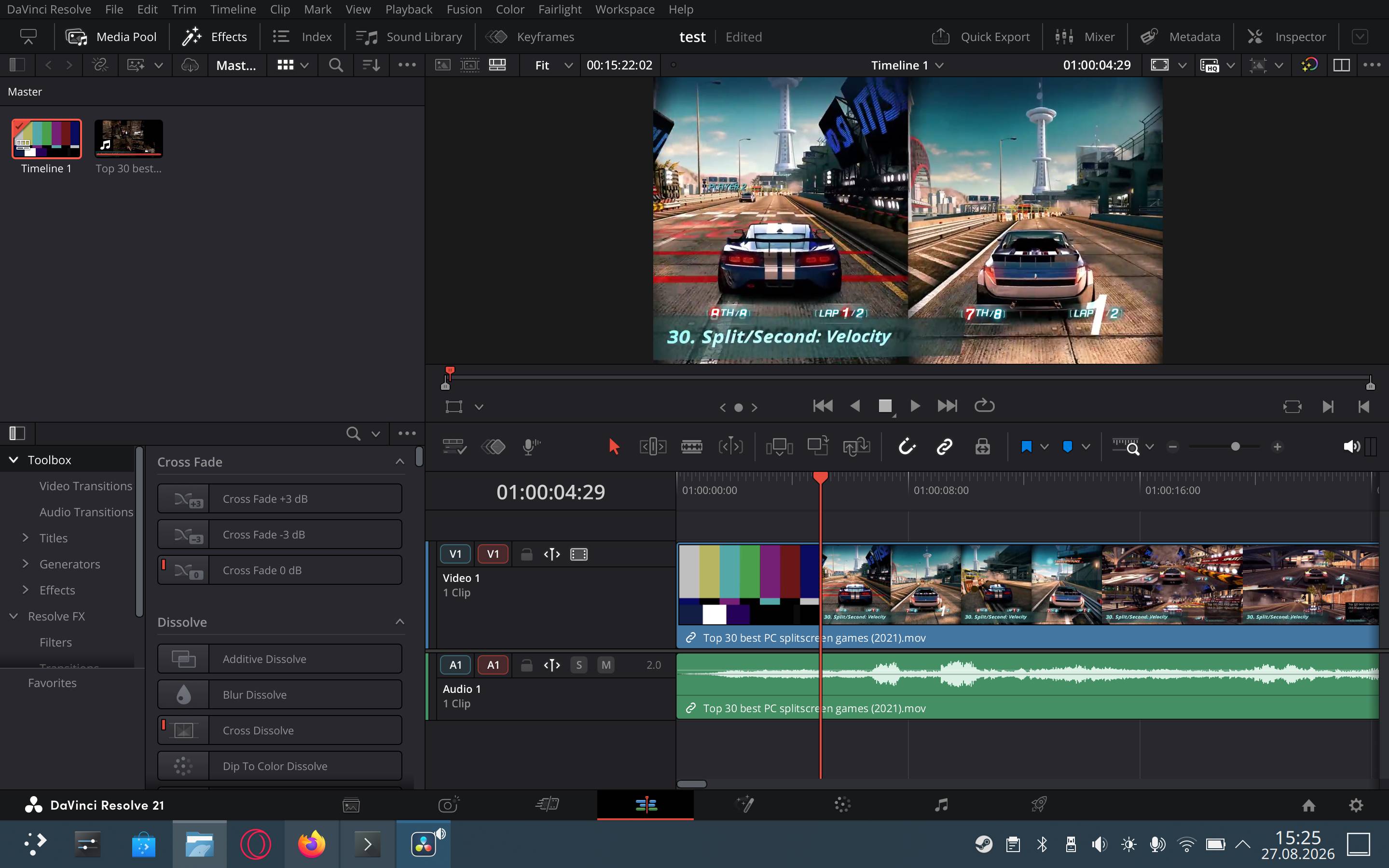 DaVinci Resolve na Steam OS
