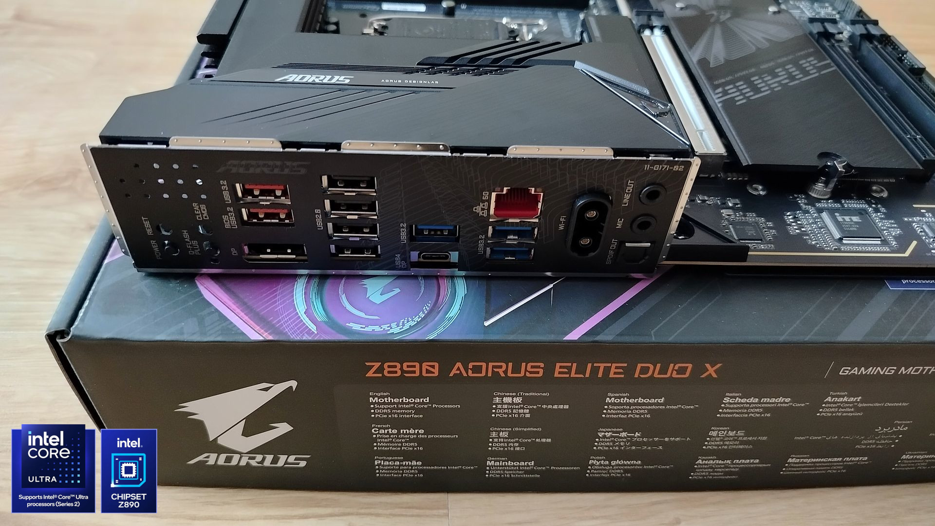 Test GIGABYTE Z890 AORUS ELITE DUO X