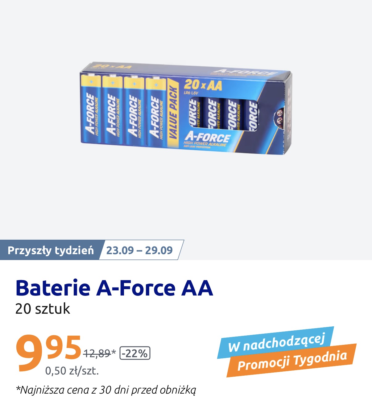 Baterie A-Force promocja