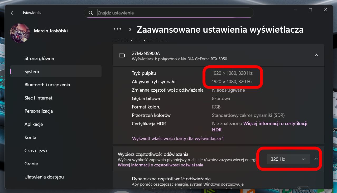 320 Hz
