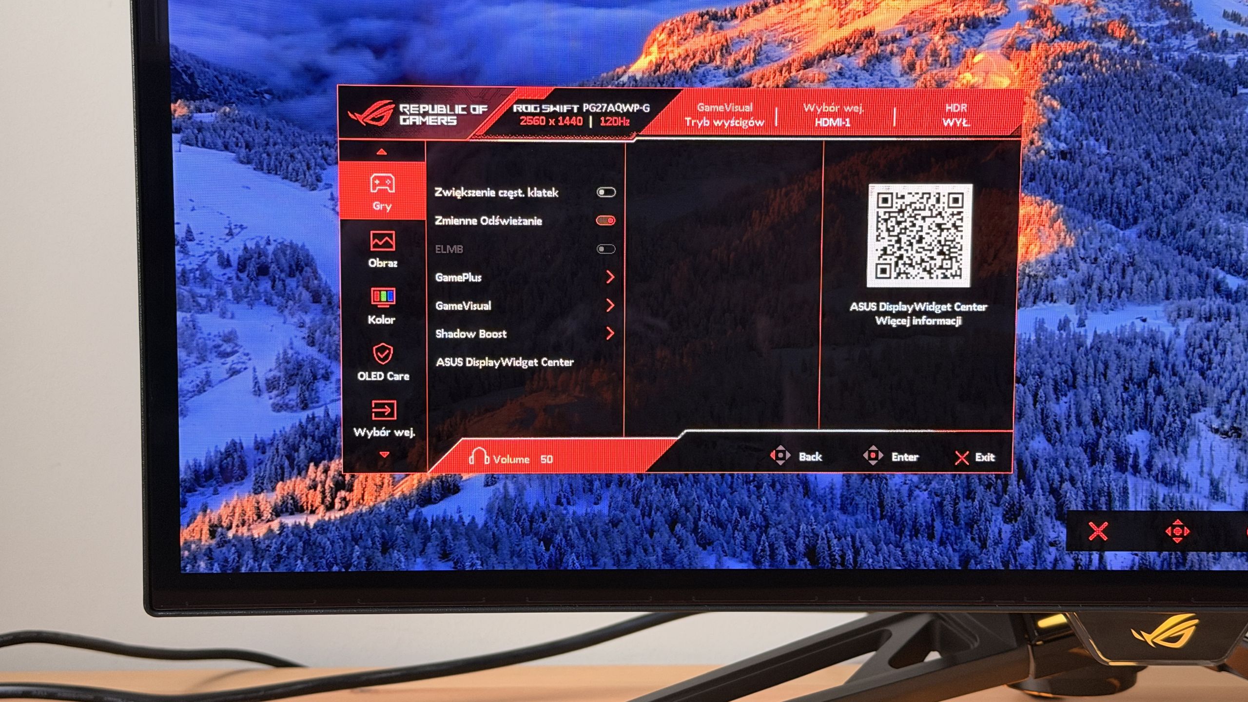 ASUS ROG Swift OLED PG27AQWP-G EDITION 20