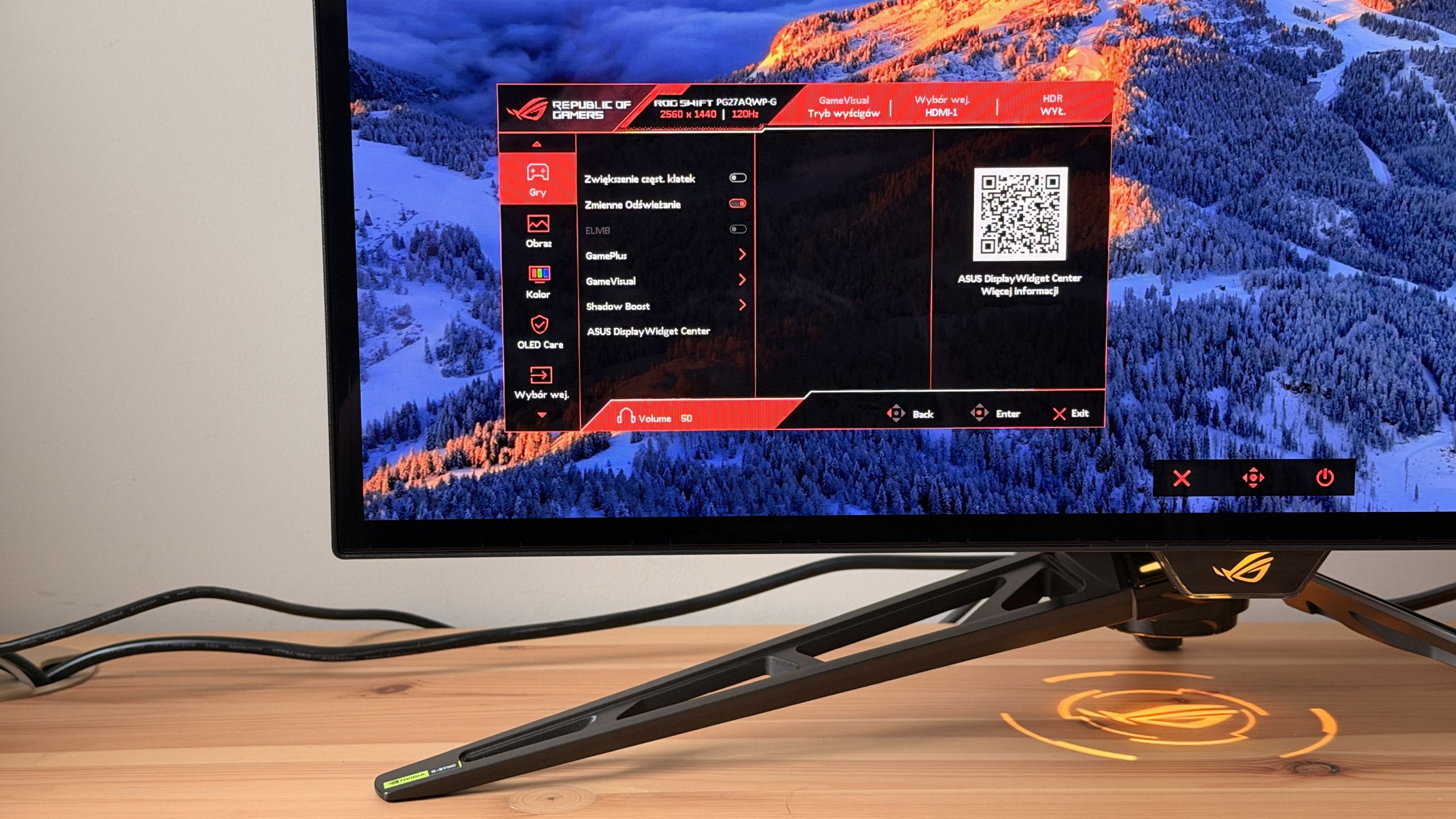 ASUS ROG Swift OLED PG27AQWP-G EDITION 20