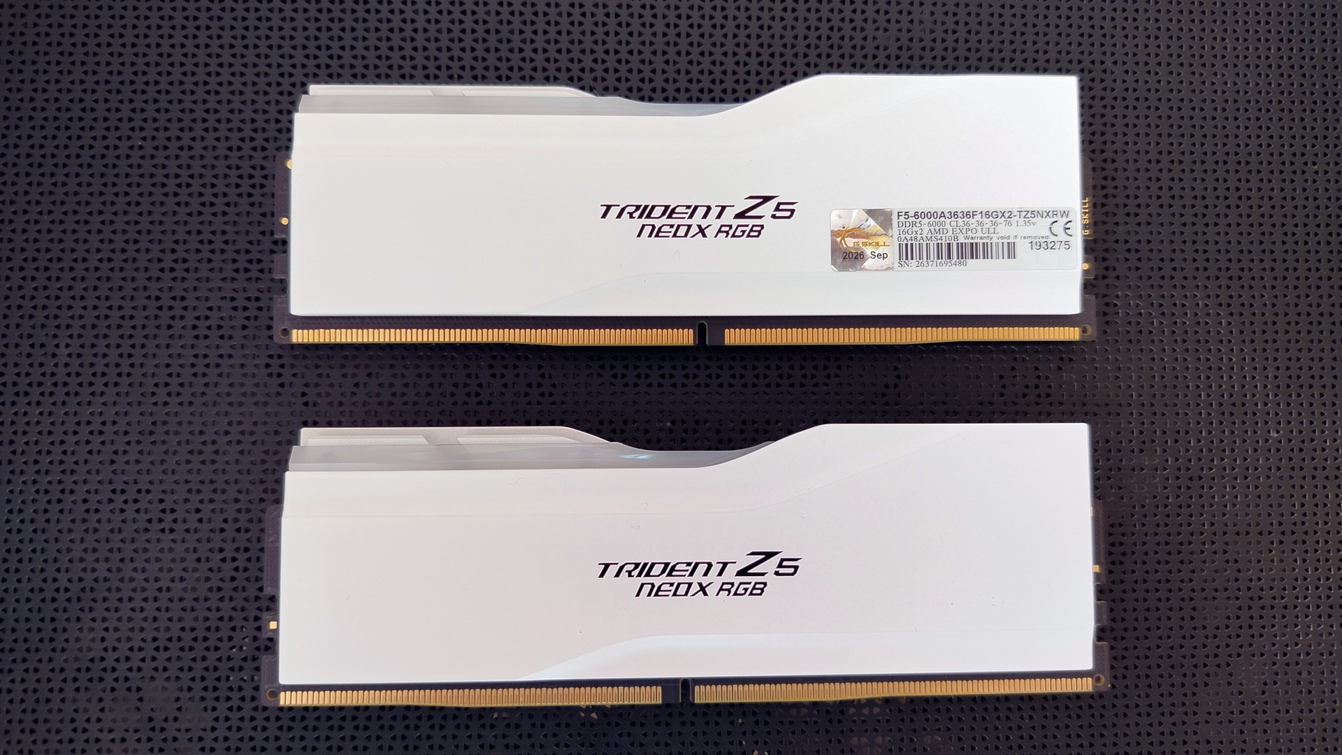 G.SKILL Trident Z5 NeoX RGB 6000 MT/s CL 36 - test modułów DDR5 z EXPO ULL