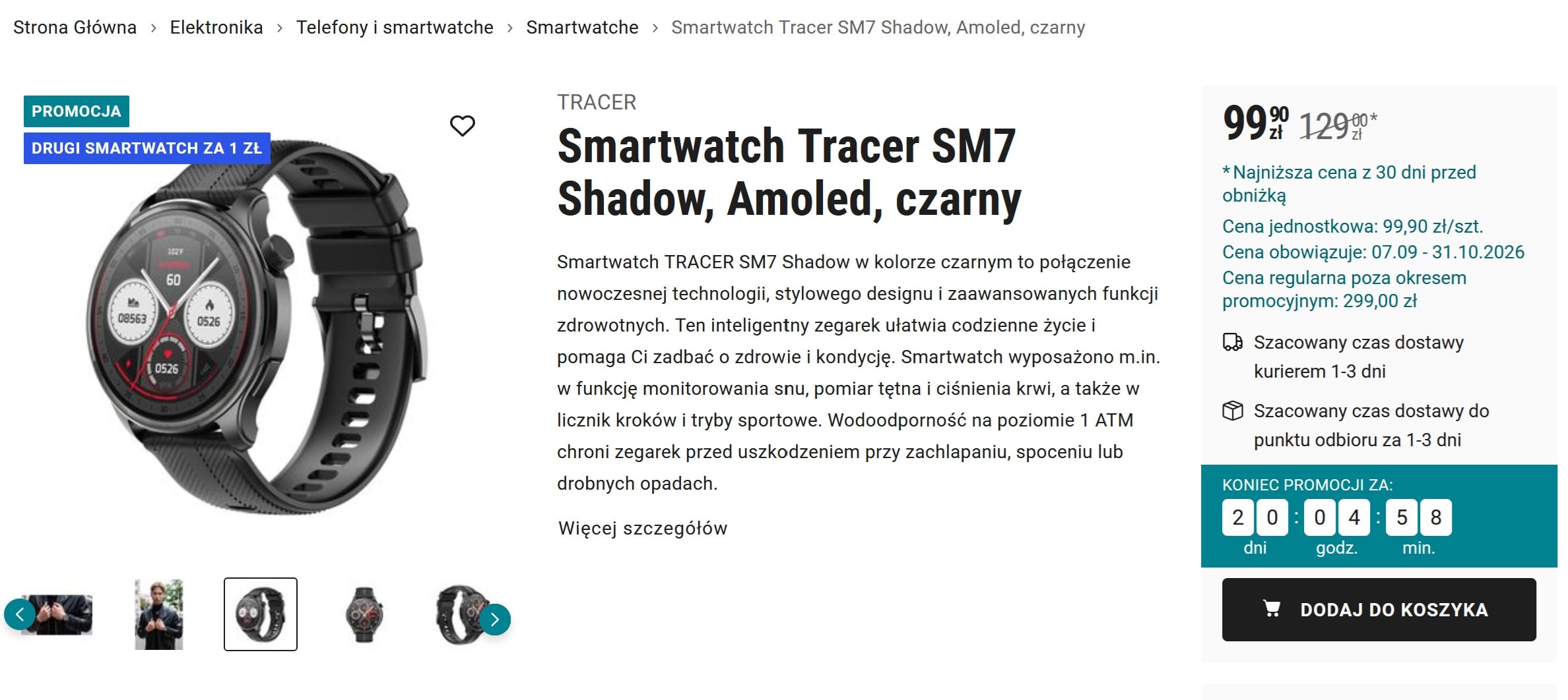 Biedronka smartwatch promocja