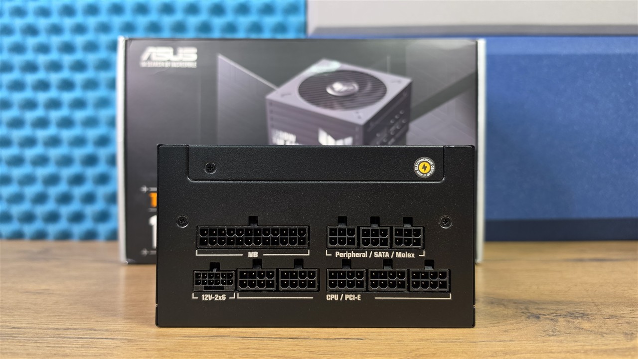 ASUS TUF Gaming 1200P - panel modularnego okablowania