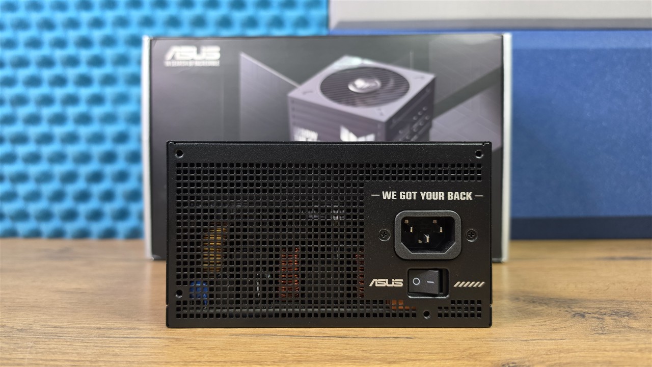 ASUS TUF Gaming 1200P - tylny panel zasilacza