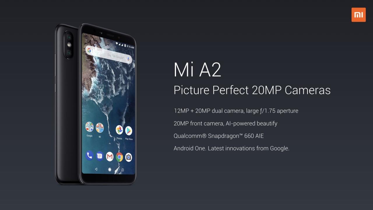 Xiaomi Mi A2 i Mi A2 Lite zaprezentowane. Będzie nowy hit?
