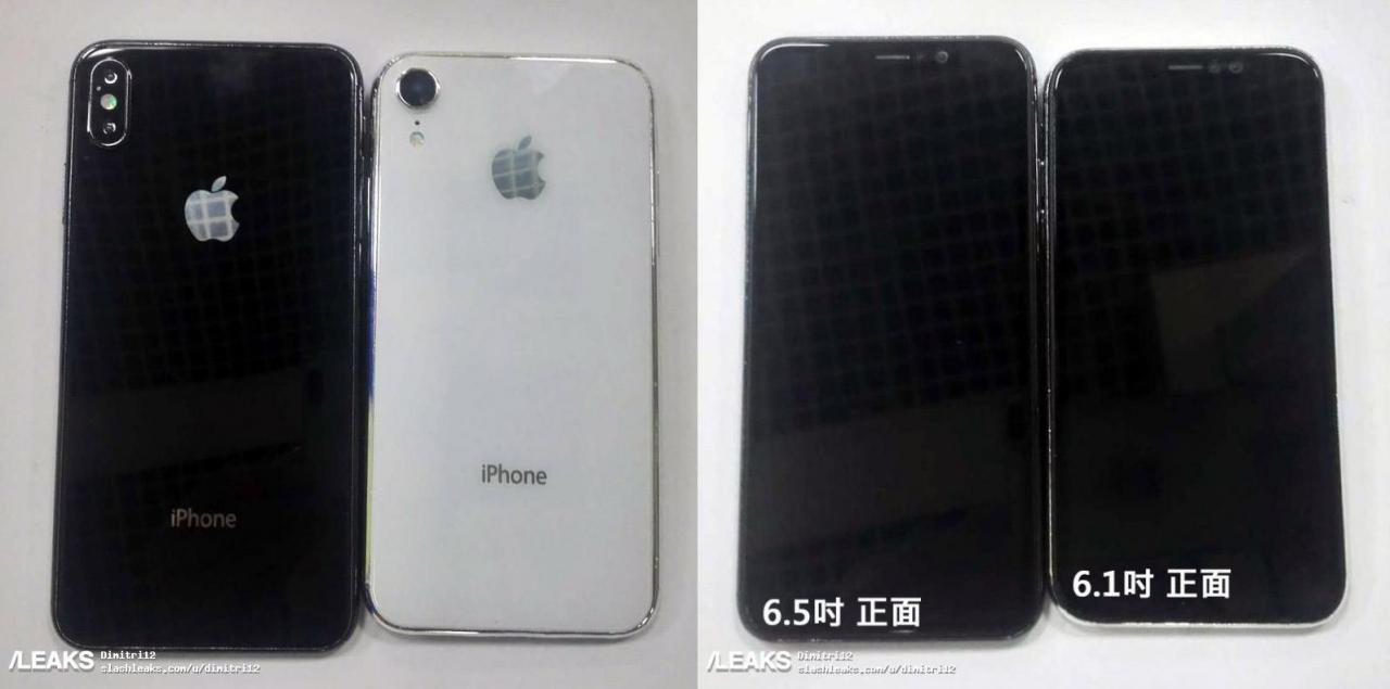 iPhone X Plus i iPhone 9 - tak prezentują się nowe smartfony Apple