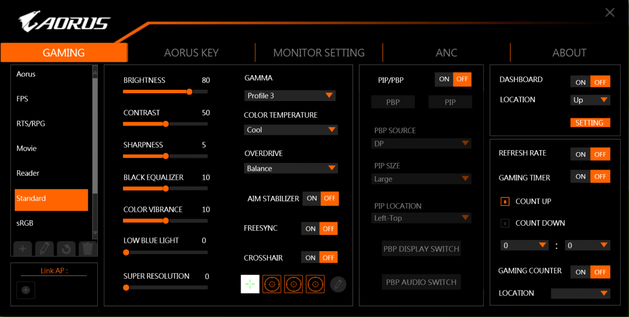 Gigabyte Aorus KD25F - test monitora z matrycą 240 Hz
