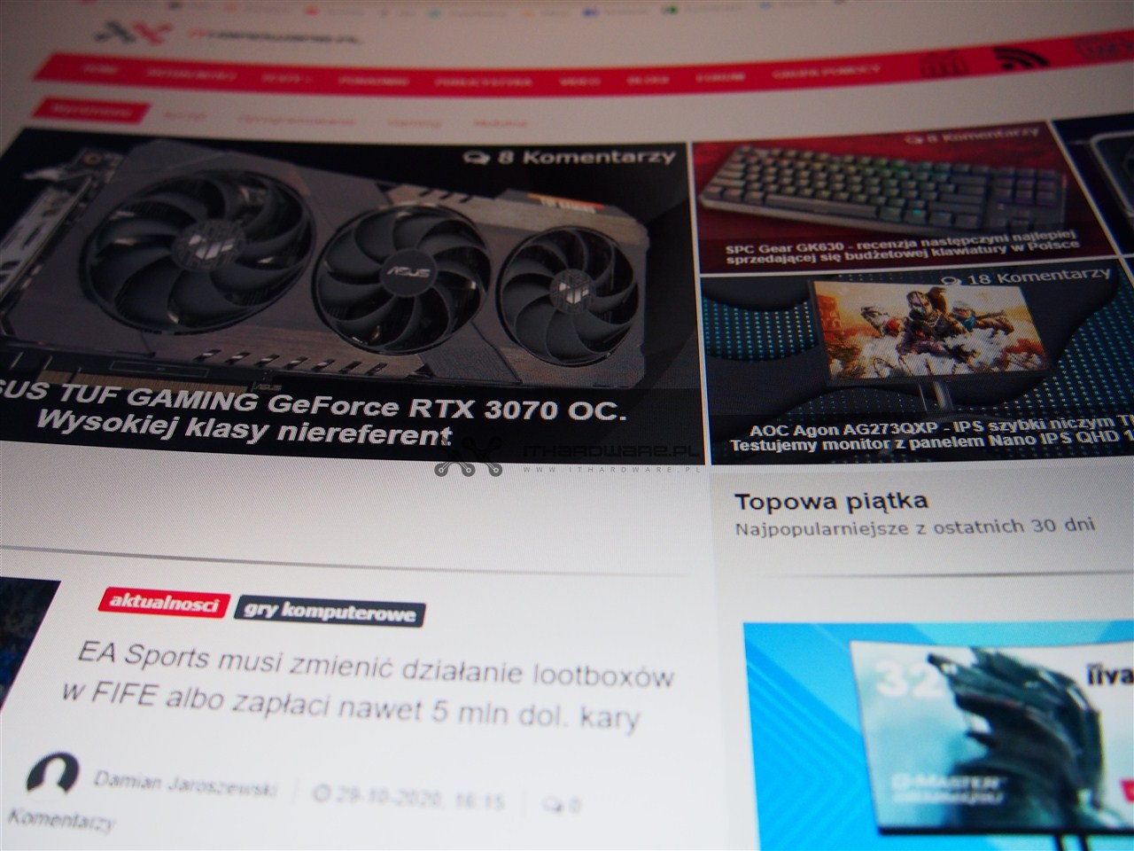 iiyama G-Master G2466HSU Red Eagle - test 24-calowego monitora Full HD VA 165 Hz w niskiej cenie