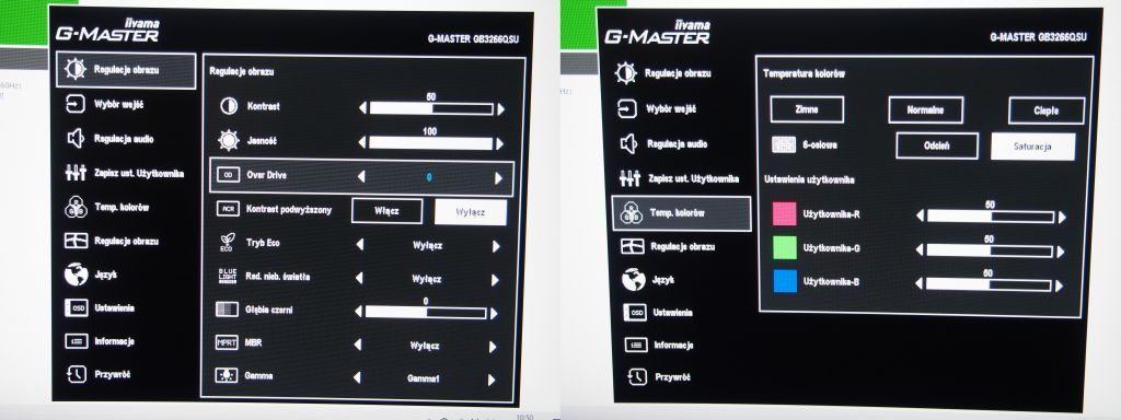 iiyama G-Master GB3266QSU-B1 Red Eagle - test 32-calowego monitora z panelem VA QHD 144 Hz