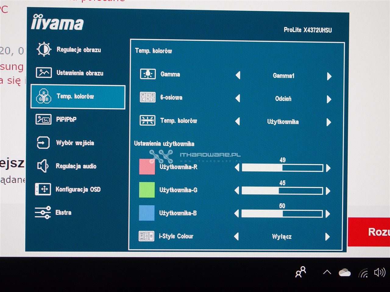 iiyama ProLite X4372UHSU-B1 - test 43-calowego monitora IPS 4K