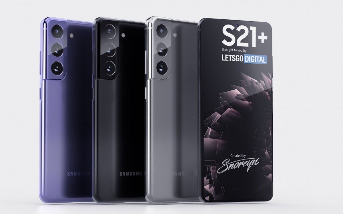 Smartfony Samsung Galaxy S21 prezentują się na zdjęciach i renderach