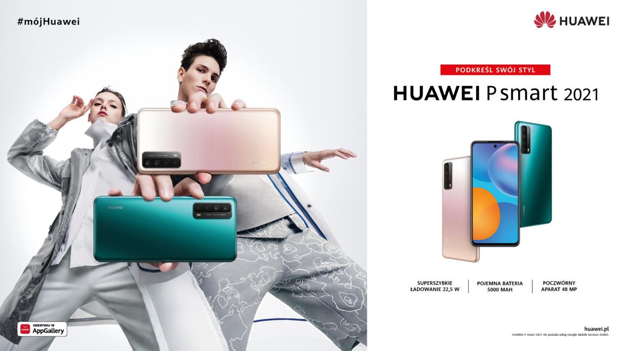 P smart 2021 - nowy smartfon od Huawei debiutuje na polskim rynku