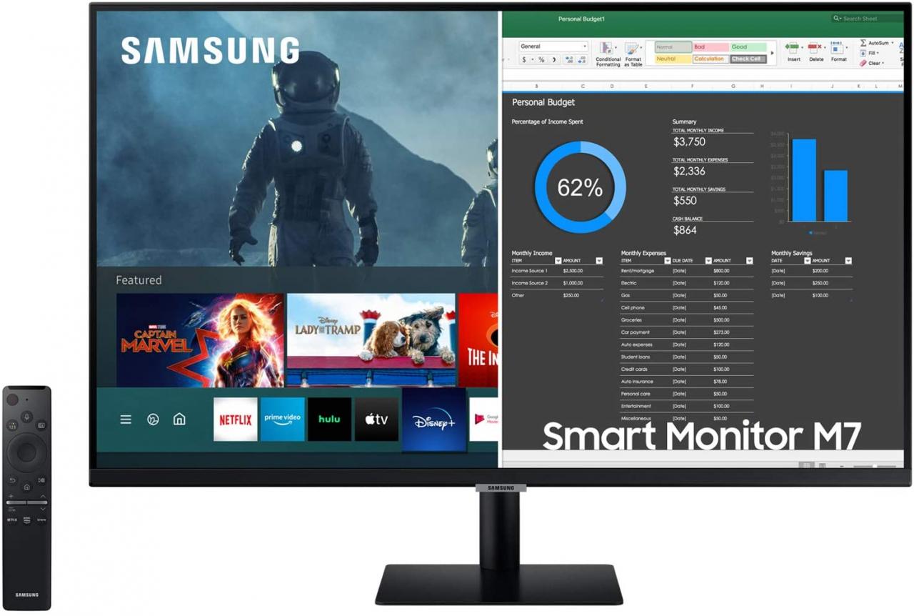 Test Samsung M7 Smart Monitor - monitor niczym smart TV