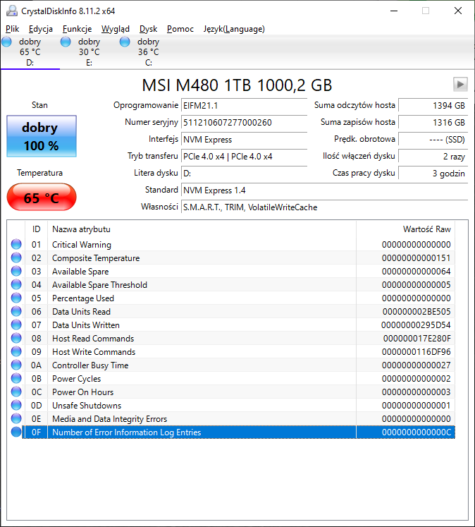 MSI Spatium M480 1TB - test flagowego SSD pod PCIe 4.0. Oponent dla najwydajnijeszych dysków
