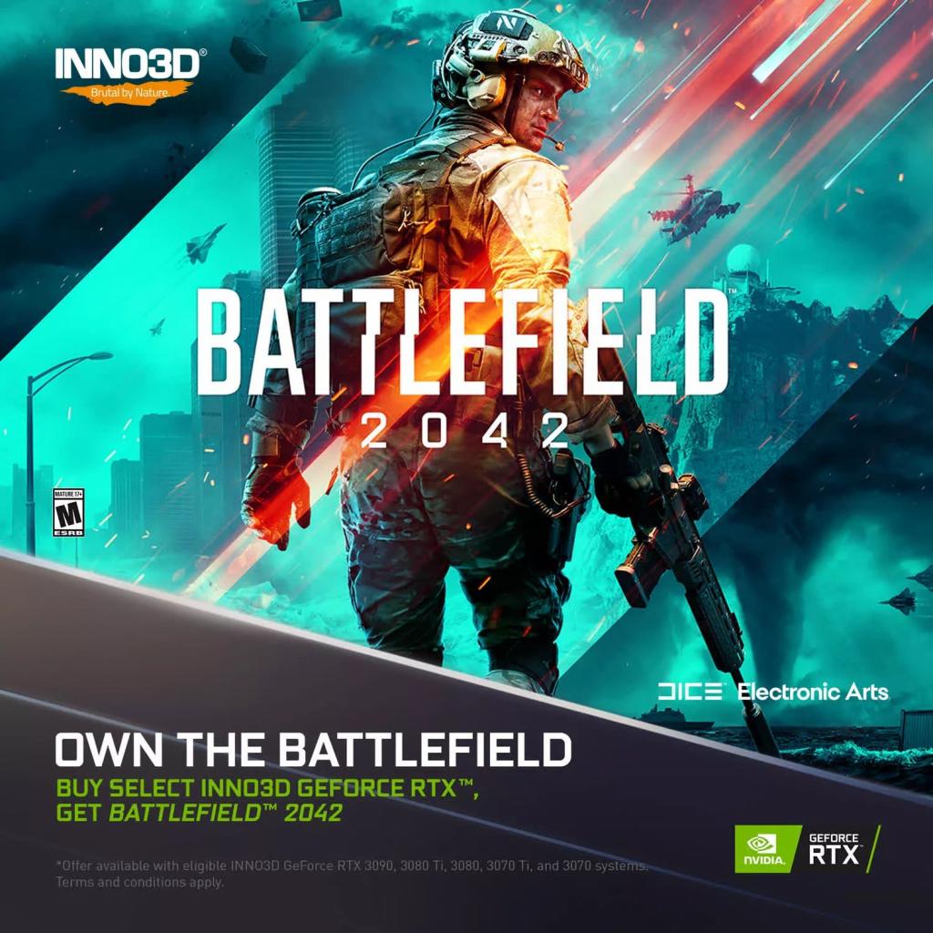 Battlefield 2042 za darmo z wybranymi kartami graficznymi GeForce RTX 30