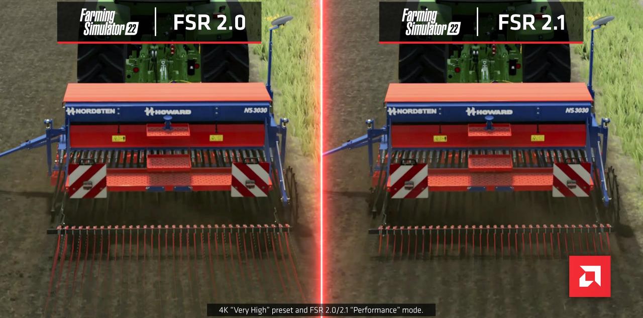 AMD FSR 2.1 - nowa wersja skalowania temporalnego z istotnymi ulepszeniami