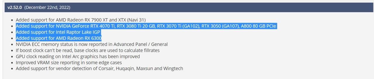 GPU-Z potwierdza nowe karty graficzny, w tym Radeona RX 6300 i GeForce'a RTX 3080 Ti 20 GB