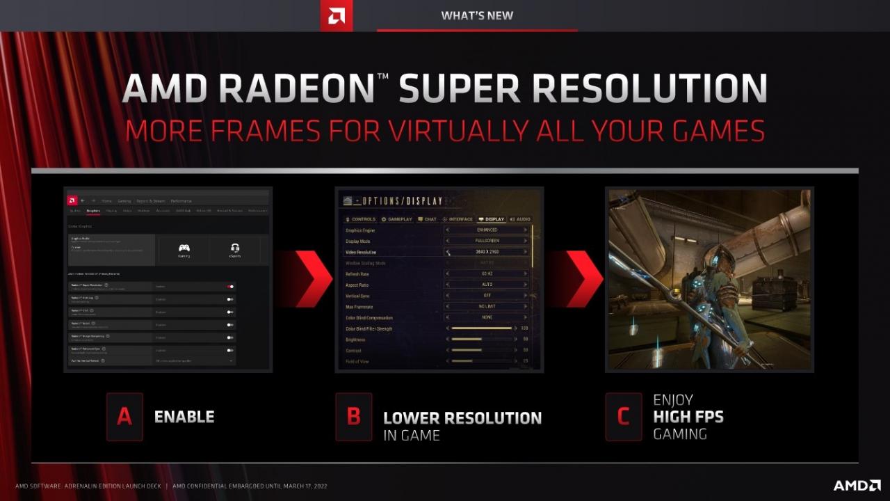 Radeon Super Resolution debiutuje w nowych sterownikach AMD Software