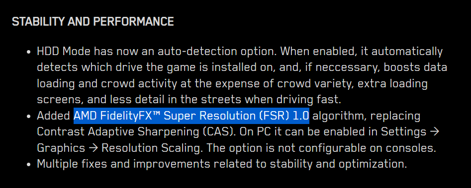 AMD FSR ze wsparciem w Cyberpunk 2077 i systemową obsługą dla Steam Deck