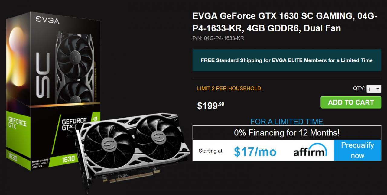GeForce GTX 1630 przetestowany. Jeśt źle, a cena nie również zachęca