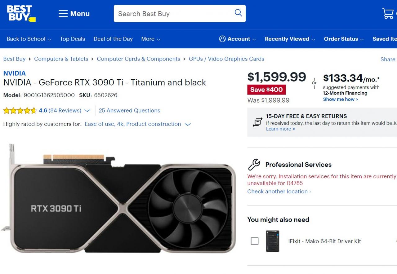 GeForce RTX 3090 Ti mocno przeceniony. To zwiastun nadchodzących oficjalnych obniżek cen?