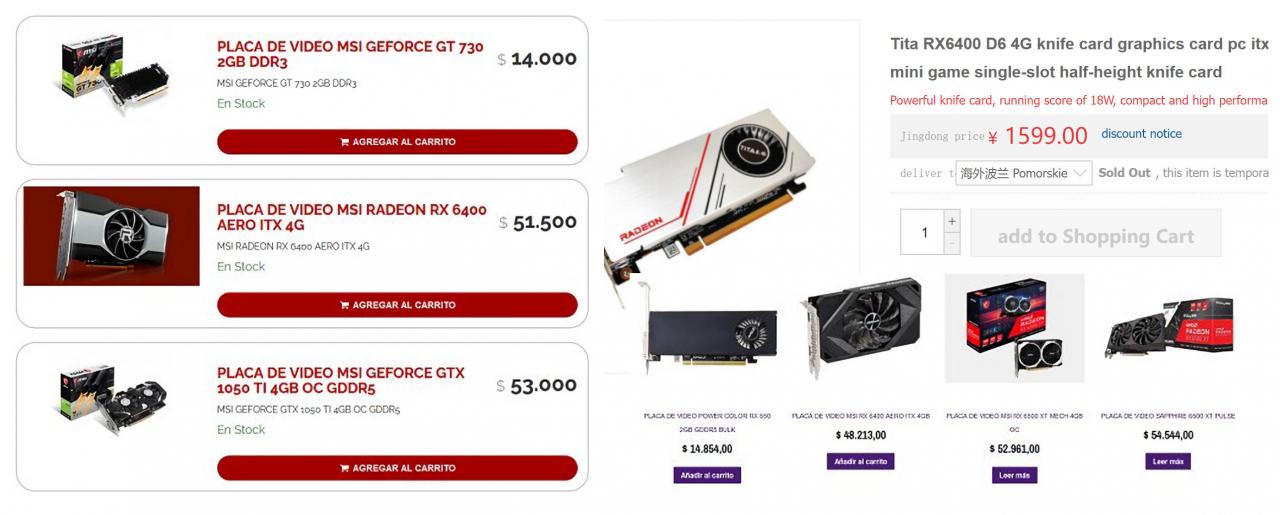Radeon RX 6400 trafił do sprzedaży, ale na razie cena nie zachęca
