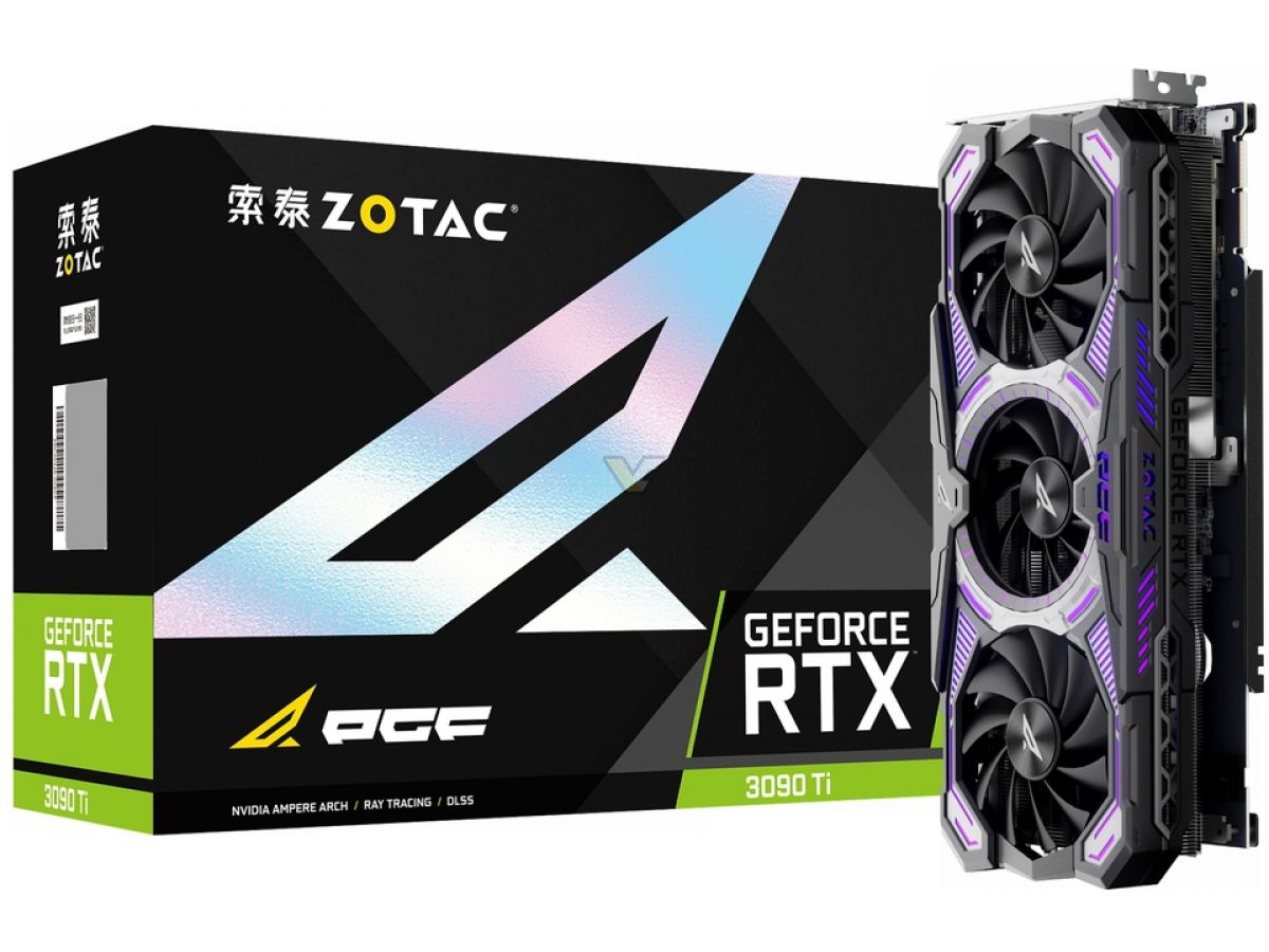 ZOTAC GeForce RTX 3090 Ti PGF OC to 4-slotowy potwór mierzący 7,3 cm wysokości
