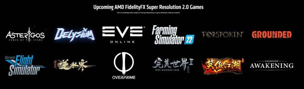 AMD ujawnia pierwsze gry, które otrzymają wsparcie dla FSR 2.0
