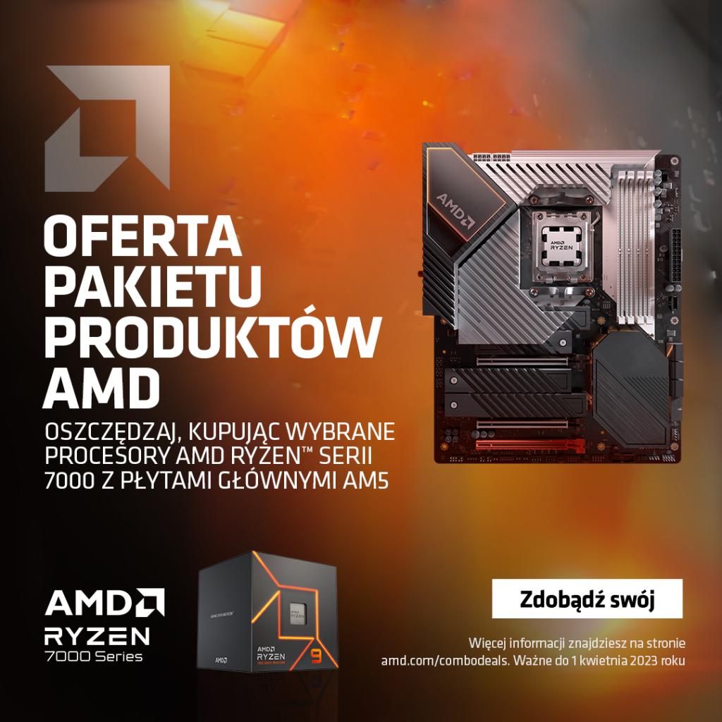 AMD wystartowało z kolejną promocją - zniżka na płytę główną AM5 i/lub pamięć DDR5