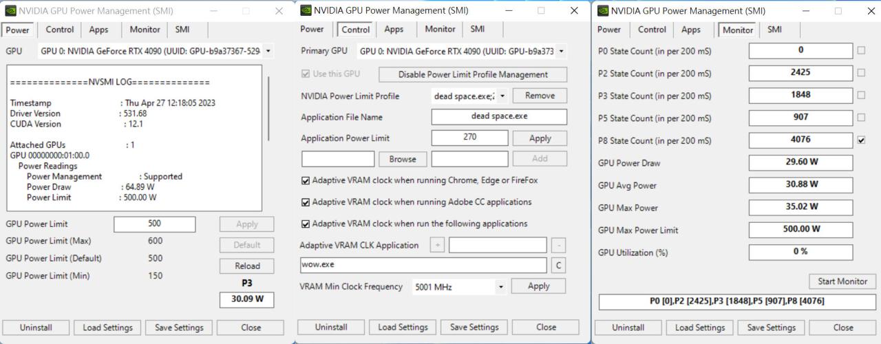 NVIDIA GPU Power Management
