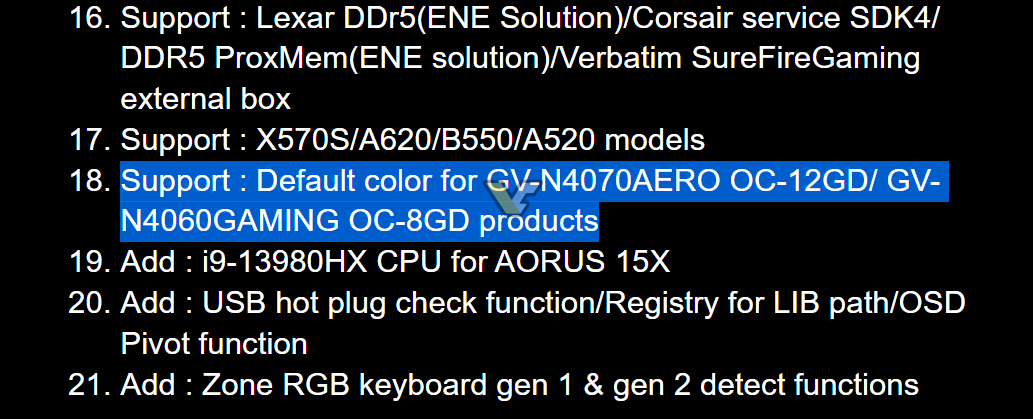 Gigabyte ujawnia VRAM w GeForce RTX 4070 i 4060. Obie karty otrzymać mogą 8-pinowe złącza zasilania