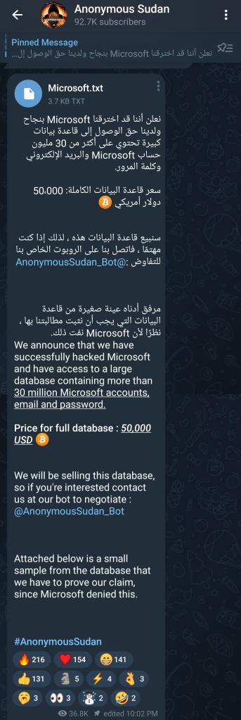Microsoft zaprzecza, że hakerzy przejęli dane 30 mln klientów