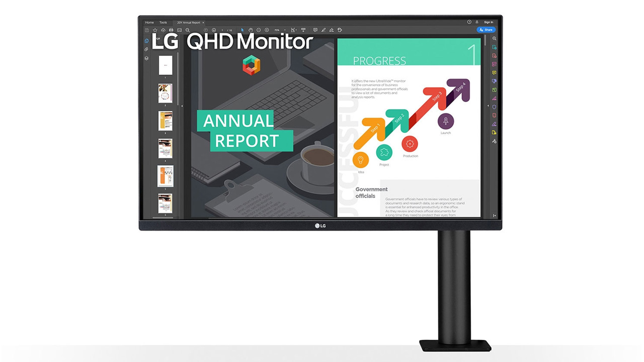 Monitor do pracy LG 27QN880-B Ergo