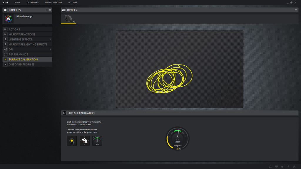 Corsair Dark Core RGB Pro konfiguracja