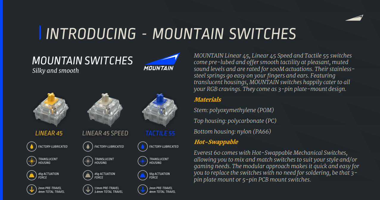Mountain switch