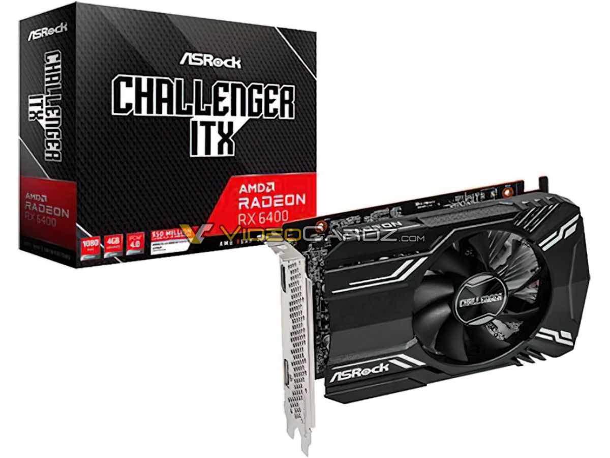 ASRock Radeon RX 6400 Challenger ITX