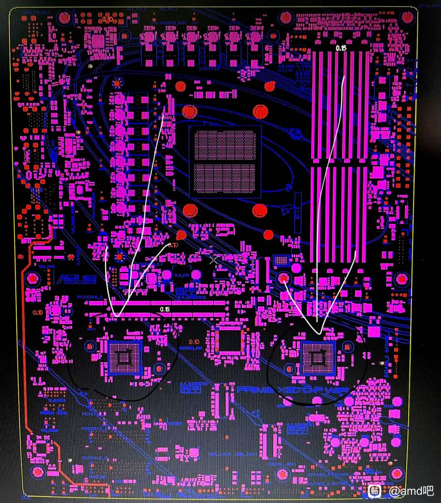 ASUS X670-P Prime WiFi - schemat