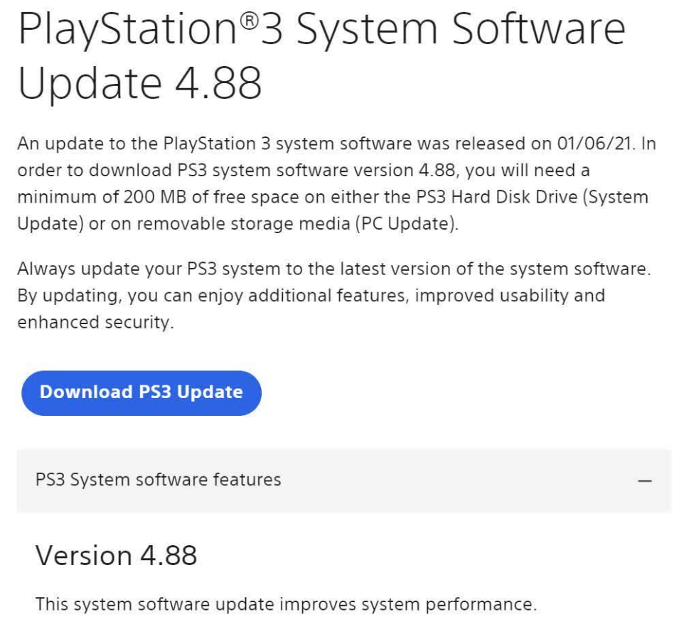 PlayStation 3 nieoczekiwanie dostało nową aktualizację
