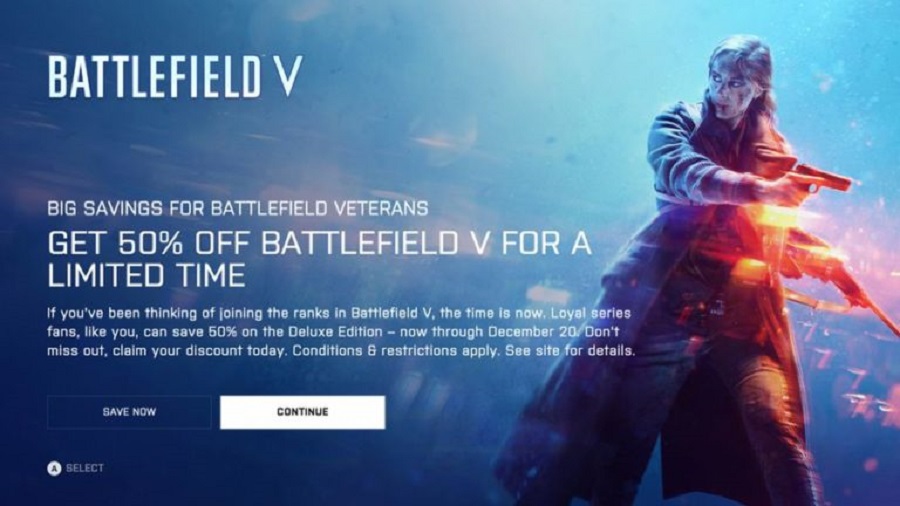 Battlefield 5 dostępny za połowę ceny. Gra tanieje, bo się nie sprzedaje?