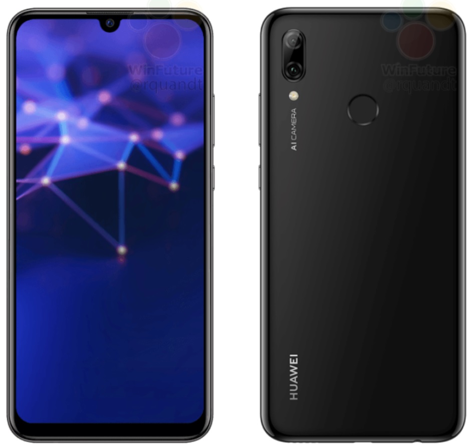 Huawei P Smart 2019 zaprezentowany na renderach