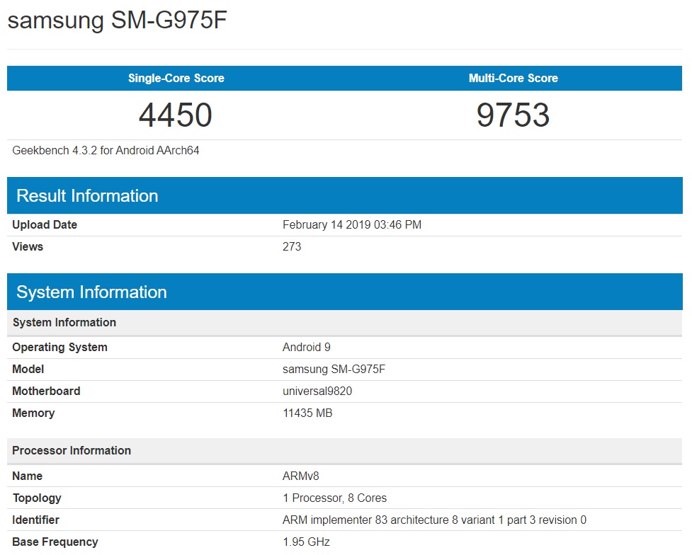 Samsung Galaxy S10+ - poznaliśmy pierwsze wyniki wydajności