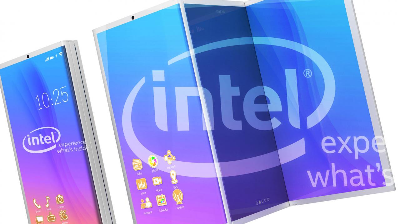 Intel bada potencjał składanych ekranów w laptopach