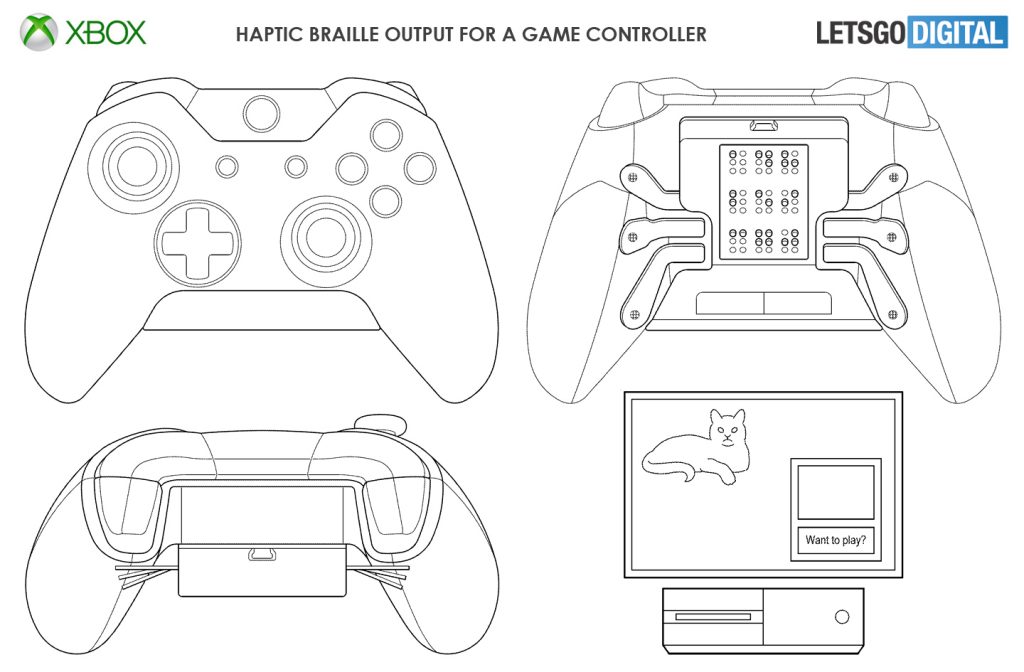 Microsoft patentuje kontroler dla niewidomych graczy